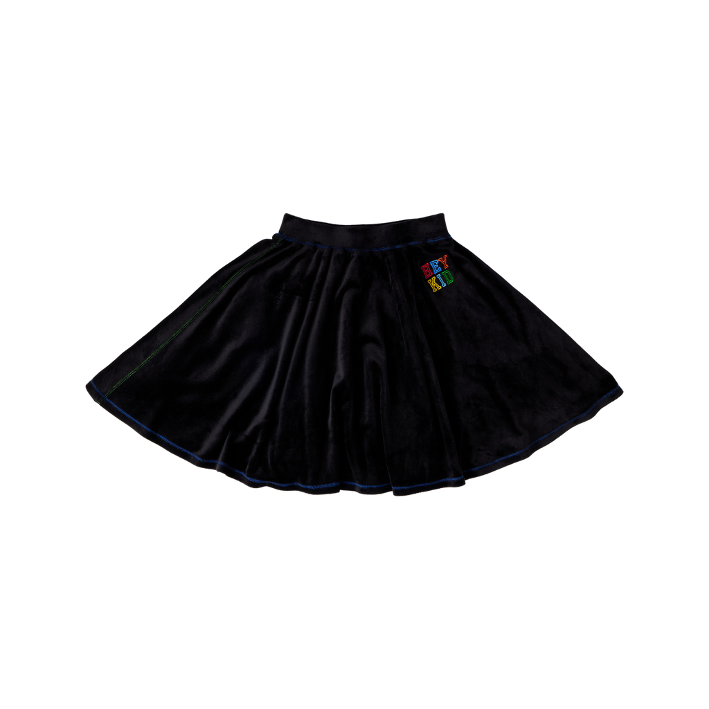 Embroidered Velour Skirt – Hey Kid