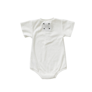 Zip Terry Onesie (White)