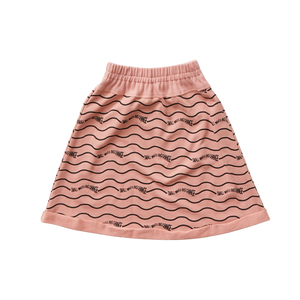 Salmon Sun Logo Skirt