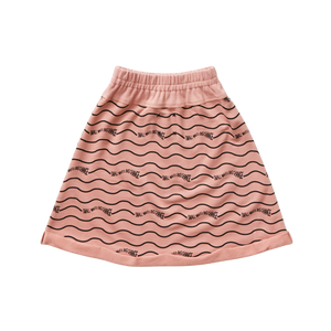 Salmon Sun Logo Skirt