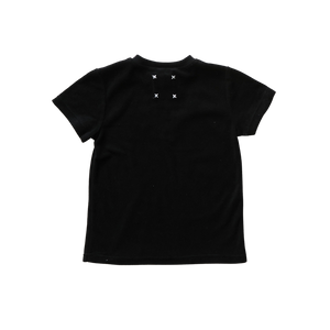 Zip Short-Sleeve Terry Shirt (Black)