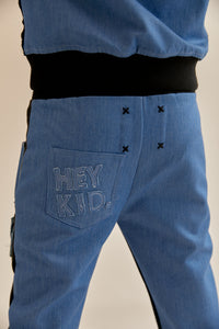 Cotton and Denim Kangaroo Bottom